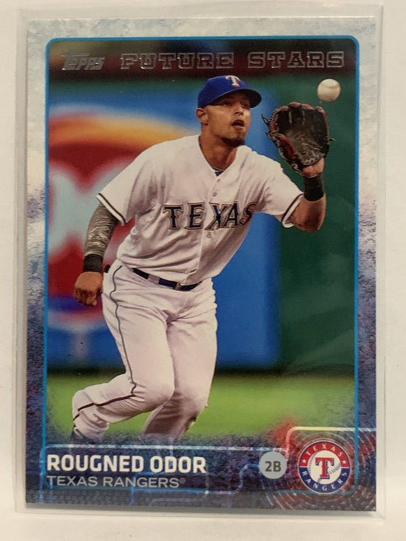 #491 Rougned Odor Texas Rangers 2015 Topps Series two Baseball Card