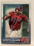 #543 Alberto Callaspo Atlanta Braves 2015 Topps Series two Baseball Card