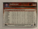 #662 Darin Ruf Philadelphia Phillies 2015 Topps Series two Baseball Card