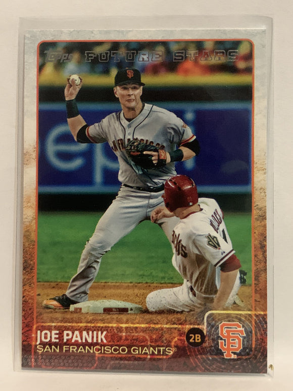 #503 Joe Panik Future Stars San Francisco Giants 2015 Topps Series two Baseball Card