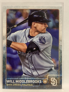 #526 Will Middlebrooks San Diego Padres 2015 Topps Series two Baseball Card