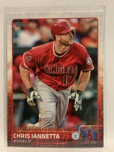 #631 Chris Iannetta Los Angeles Angels 2015 Topps Series two Baseball Card