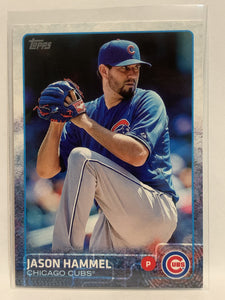 #579 Jason Hammel Chicago Cubs 2015 Topps Series two Baseball Card