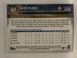 #435 Mike Fiers Milwaukee Brewers 2015 Topps Series two Baseball Card