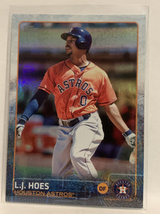 #365 L.J. Hoes Houston Astros 2015 Topps Series two Baseball Card