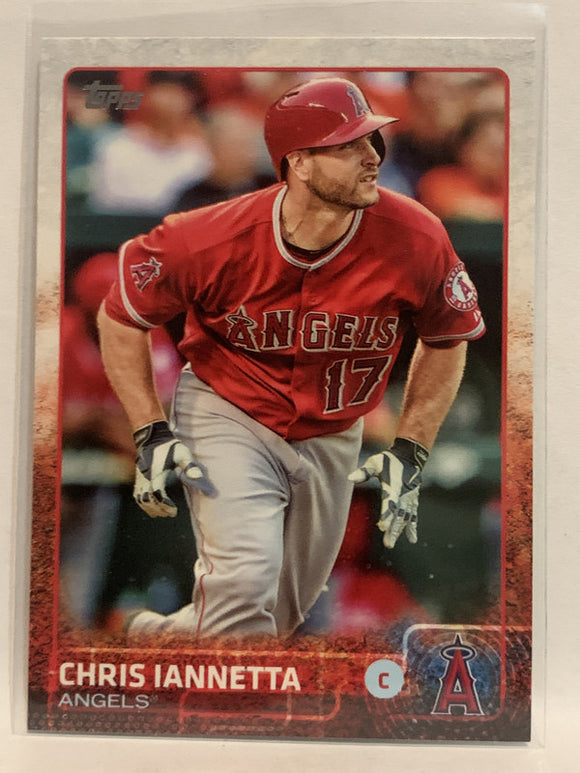 #631 Chris Iannetta Los Angeles Angels 2015 Topps Series two Baseball Card