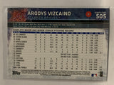 #505 Arodys Vizcaino Atlanta Braves 2015 Topps Series two Baseball Card