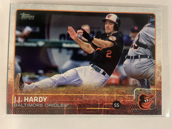 #563 J.J. Hardy Baltimore Orioles 2015 Topps Series two Baseball Card