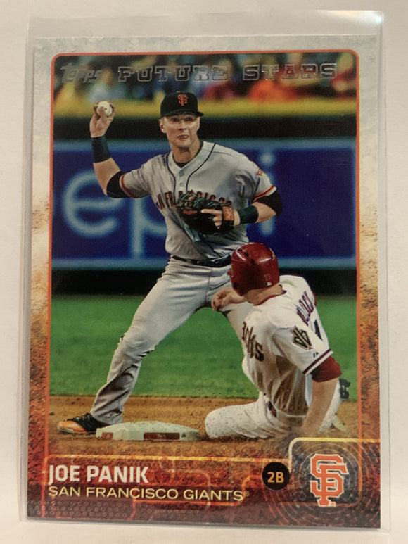 #503 Joe Panik Future Stars San Francisco Giants 2015 Topps Series two Baseball Card