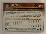 #503 Joe Panik Future Stars San Francisco Giants 2015 Topps Series two Baseball Card