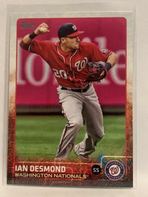 #606 Ian Desmond Washington Nationals 2015 Topps Series two Baseball Card