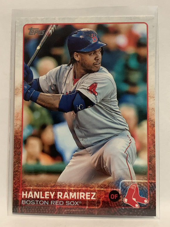 #626 Hanley Ramirez Boston Red Sox 2015 Topps Series two Baseball Card