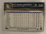 #526 Will Middlebrooks San Diego Padres 2015 Topps Series two Baseball Card