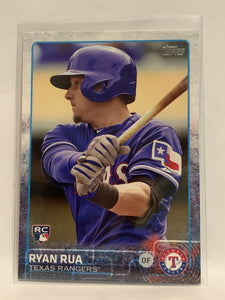 #573 Ryan Rua Texas Rangers 2015 Topps Series two Baseball Card