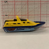 Blue Res O Waver Shark Week Boat ©2000 Matchbox Diecast Cars CI