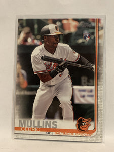 #318 Cedric Mullins Rookie Baltimore Orioles 2019 Topps Series One Baseball Card