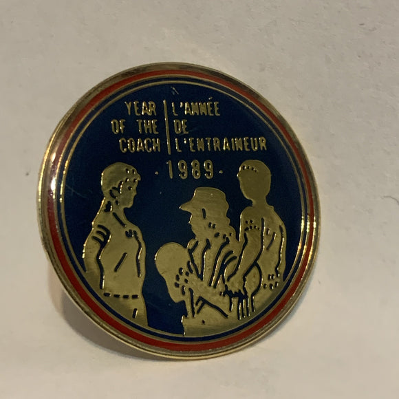 Year of the Coach 1989 Lapel Hat Pin