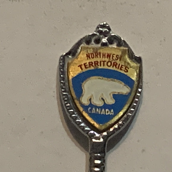 60th Parallel Northwest Territories Polar Bear Collectable Souvenir Spoon CK