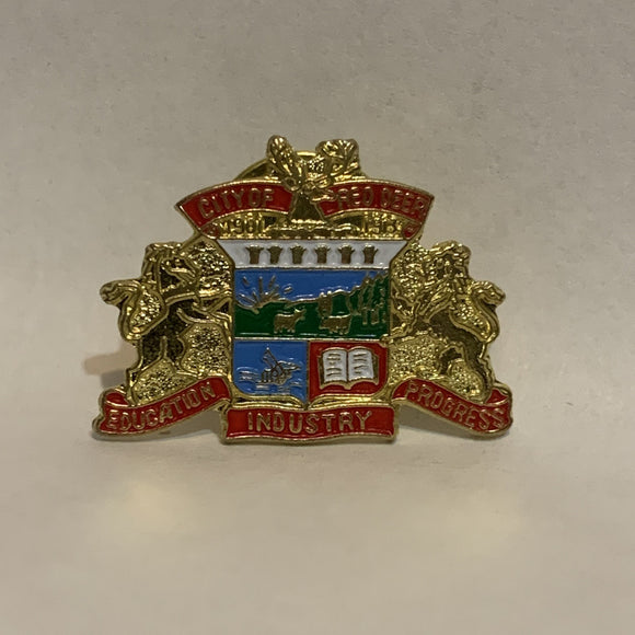 City of Red Deer Coat of Arms Alberta Lapel Hat Pin