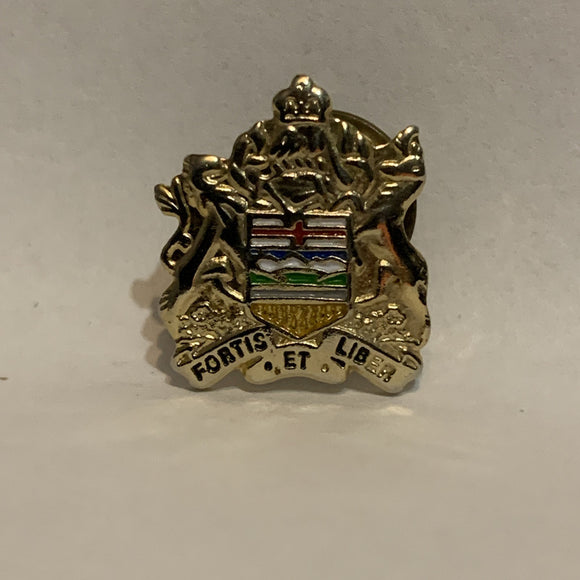 Alberta Coat of Arms Lapel Hat Pin