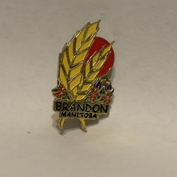 Brandon Manitoba City Logo Lapel Hat Pin