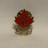 Canadian Olympic Committee Canada Logo Lapel Hat Pin