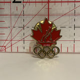 Canadian Olympic Committee Canada Logo Lapel Hat Pin