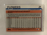 #244 Tyler Flowers Atlanta Braves 2019 Topps Series One Baseball Card