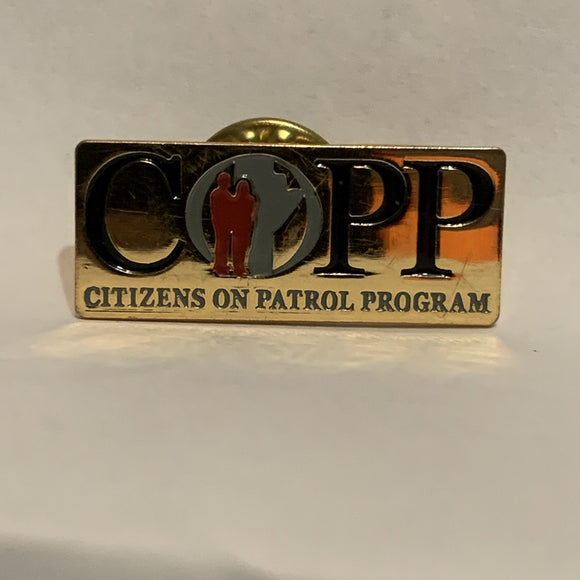 COPP Citizens on Patrol Program Logo Lapel Hat Pin