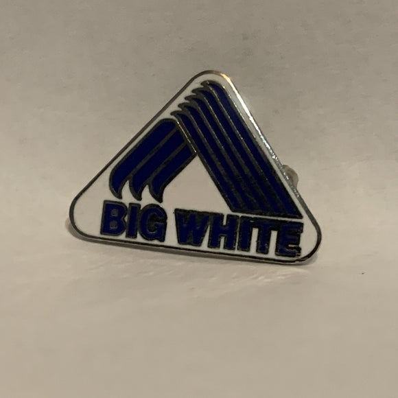 Big White Logo Lapel Hat Pin