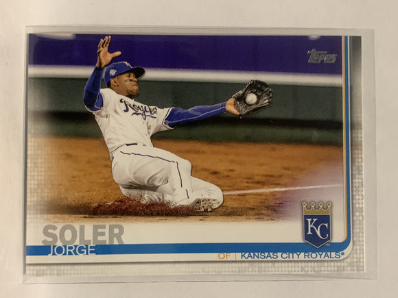 #307 Jorge Soler Kansas City Royals 2019 Topps Series One Baseball Card