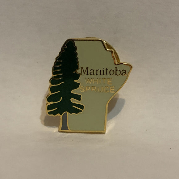 Manitoba White Spruce Province Lapel Hat Pin