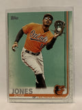 #8 Adam Jones Baltimore Orioles 2019 Topps Series One Baseball Card