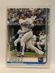 #168 Salvador Perez Kansas City Royals 2019 Topps Series One Baseball Card