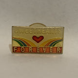 Sweethearts Forever Lapel Hat Pin