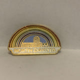 North Dakota Rainbow Lapel Hat Pin