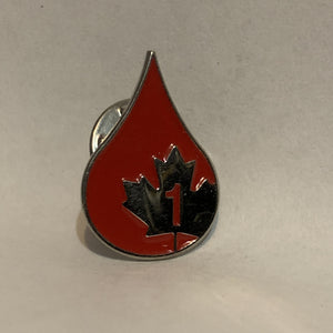 Canadian Blood Services 1st Donation Lapel Hat Pin