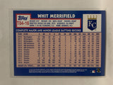 #T84-16 Whit Merrifield Kansas City Royals 2019 Topps Series One Baseball Card