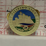 Calgary Filipino Lions Club Alberta Canada Logo Lapel Hat Pin