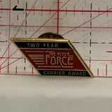 The Flyer Force Two Year Carrier Award Logo Lapel Hat Pin