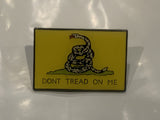 Don't Tread on Me Flag Lapel Hat Pin