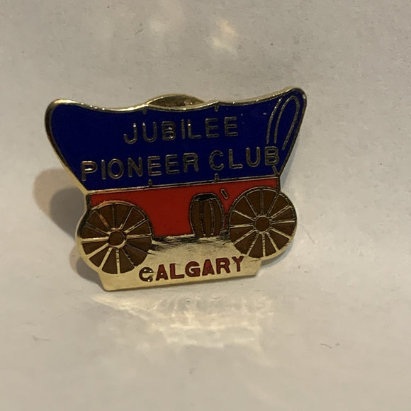 Jubilee Pioneer Club Chuckwagon Calgary Stampede Lapel Hat Pin