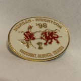 Morgan Wrightson '98 Didsbury Alberta Canada Logo Lapel Hat Pin