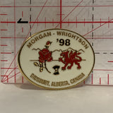 Morgan Wrightson '98 Didsbury Alberta Canada Logo Lapel Hat Pin