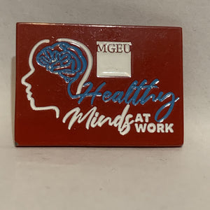 MGEU Healthy Minds at Work Logo Lapel Hat Pin