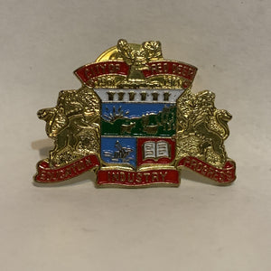 City of Red Deer Coat of Arms Alberta Lapel Hat Pin