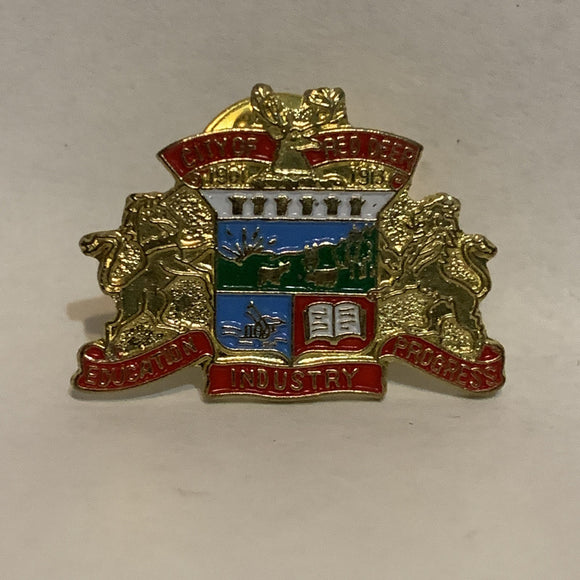 City of Red Deer Coat of Arms Alberta Lapel Hat Pin