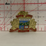 City of Red Deer Coat of Arms Alberta Lapel Hat Pin