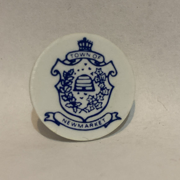 Town of Newmarket Crest Emblem Ontario Lapel Hat Pin