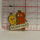 Bradford Ontario Logo Onion Carrot Lapel Hat Pin